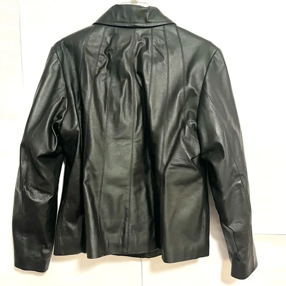EAST 5TH Women’s Genuine Leather Jacket in Black - New - Picture 2 of 5